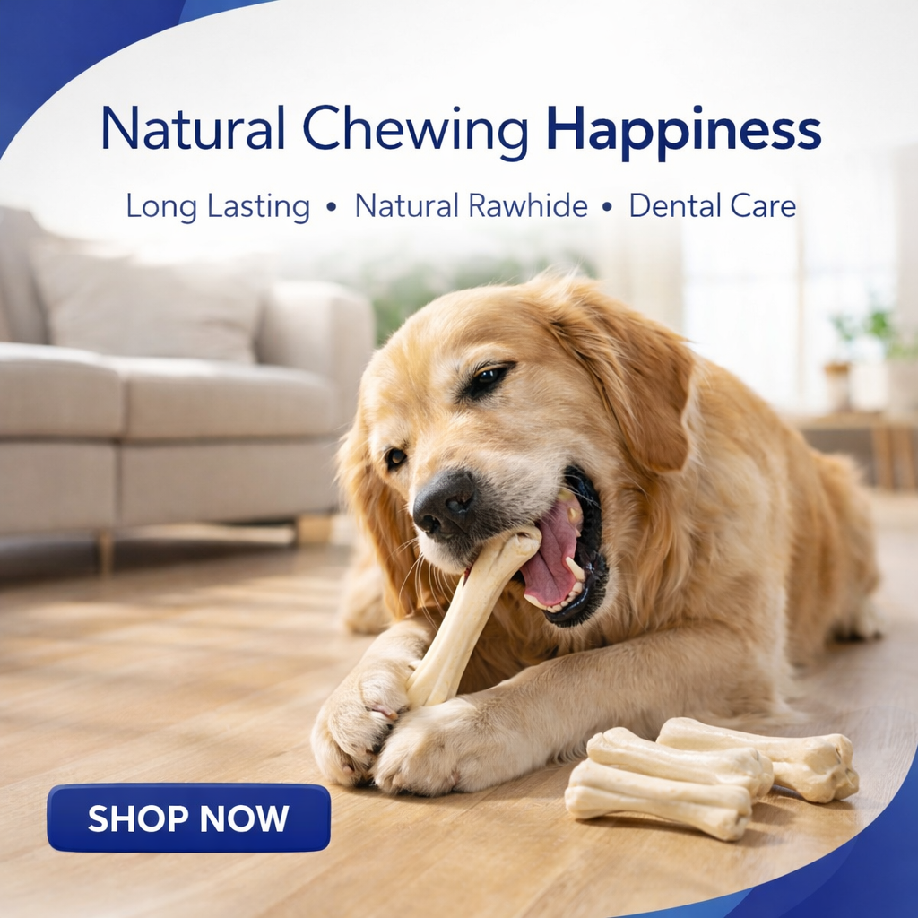 FURPPIES Value Combo Pack of 3 (1kg Each) – Rawhide Dog Treats, Milk & Calcium Dog Biscuits & Chicken Chew Sticks