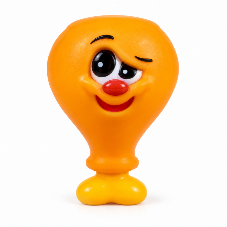 Furppies Roasted Chicken Squeaky Dog Toy