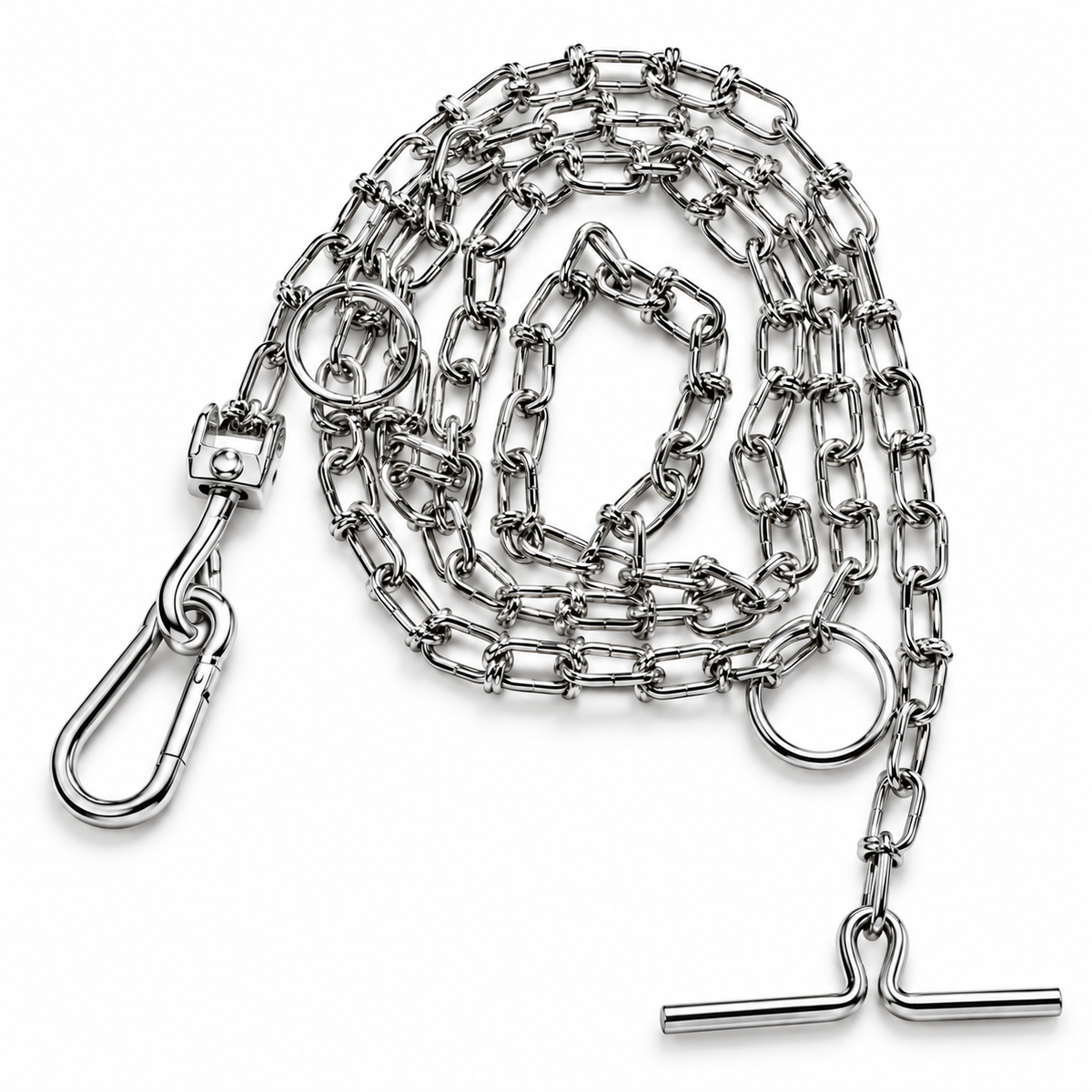 Furppies Metal Dog Chain Leash for Dogs – 6 Sizes