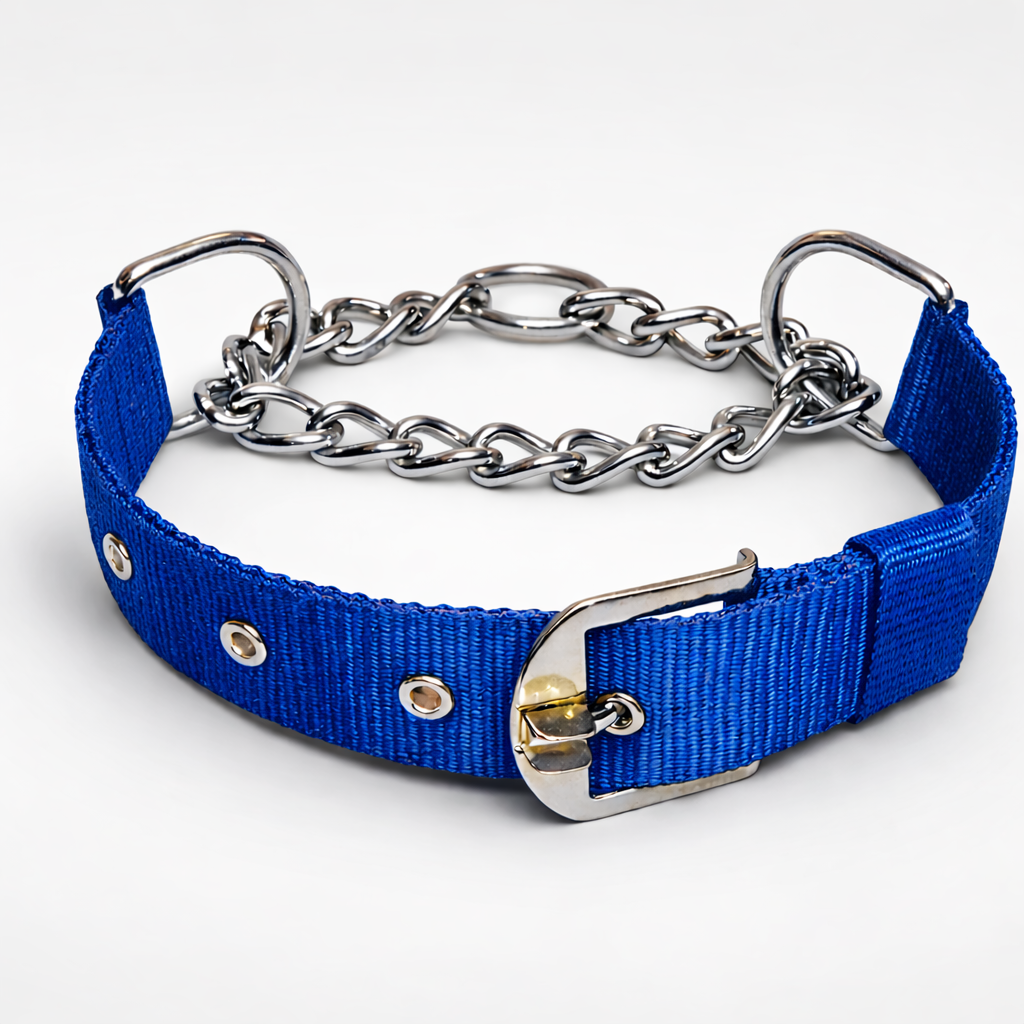 Furppies Martingale Dog Training Collar – Controlled Pull Design with Heavy-Duty Chain