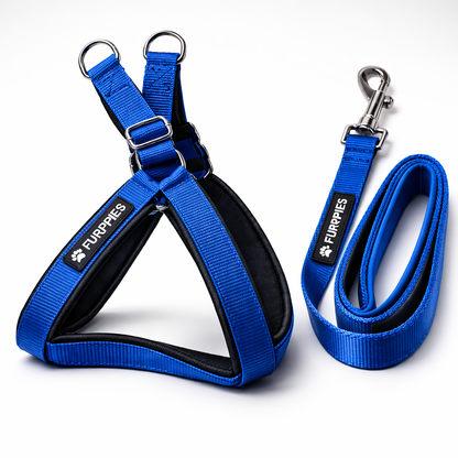 Furppies PP Dog Harness and Leash Set – Adjustable Dog Harness Size Guide