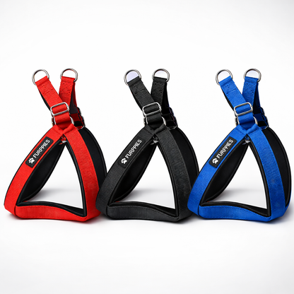 Furppies PP Dog Harness and Leash Set – Adjustable Dog Harness Size Guide