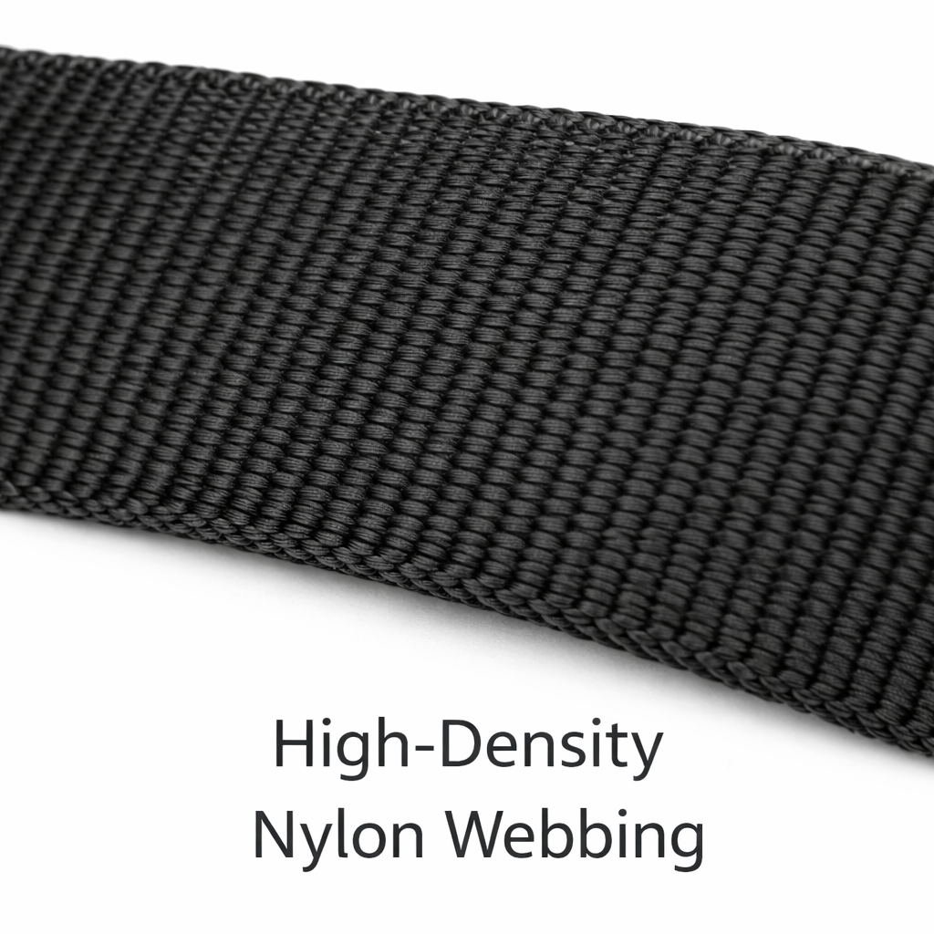 Premium Nylon Dog Leash – 5 Feet Length | 15mm, 20mm, 25mm & 32mm Width Options | Heavy-Duty Metal Hook | Ideal for Small Puppies to Rottweiler Breeds