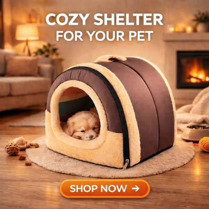 Furppies Premium Igloo Pet Bed – Cozy Dome House for Dogs & Cats