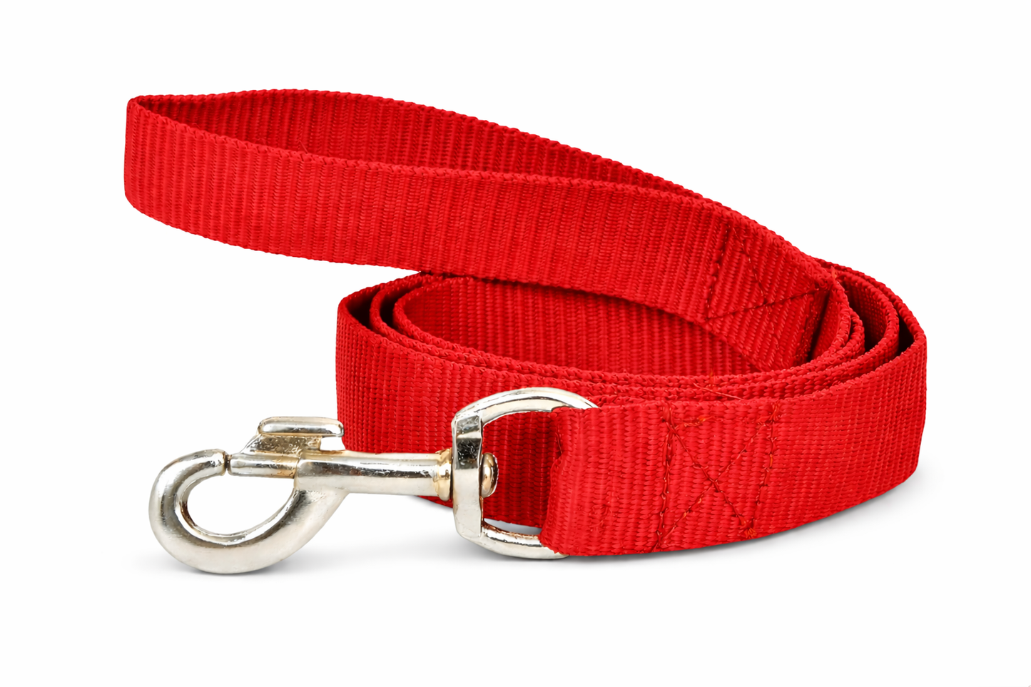 Premium Nylon Dog Leash – 5 Feet Length | 15mm, 20mm, 25mm & 32mm Width Options | Heavy-Duty Metal Hook | Ideal for Small Puppies to Rottweiler Breeds