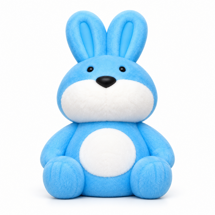 Furppies Bunny Squeaky Dog Toy
