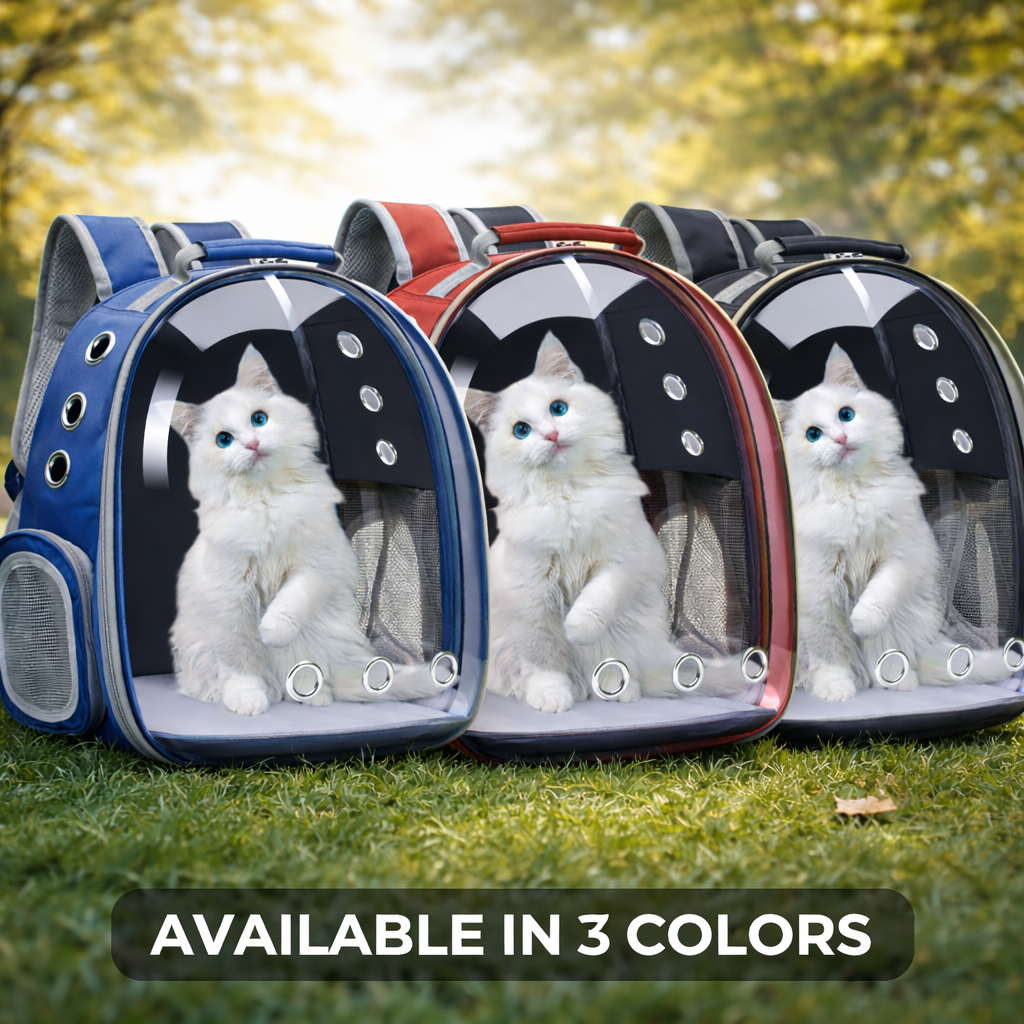 Space Capsule Pet Backpack – Available in 3 Stylish Colors