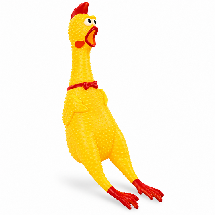 Furppies Hen Squeaky Dog Toy