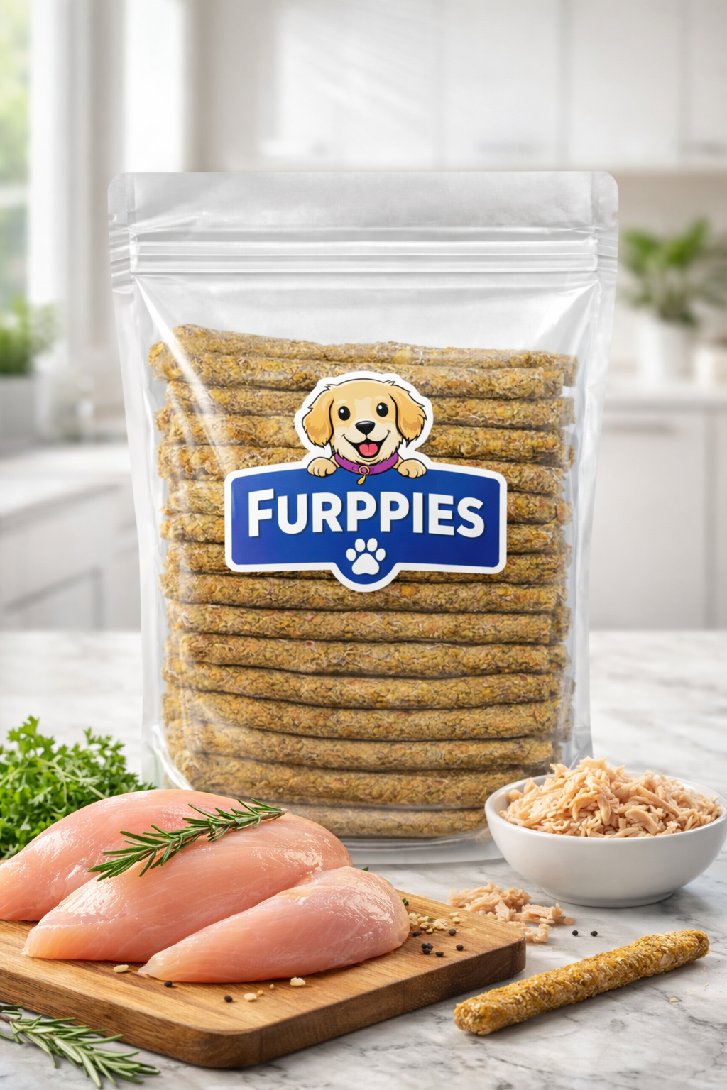 Furppies Chicken Chewsticks – Made with Real Chicken | Protein-Rich Dog Treats
