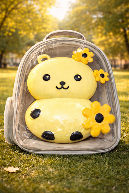 Cute Transparent Cat Travel Backpack – Comfortable Pet Carrier