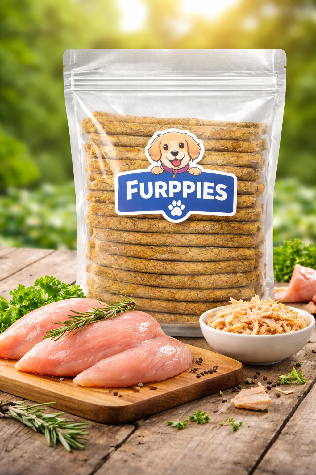 Furppies Chicken Chewsticks – Made with Real Chicken | Protein-Rich Dog Treats
