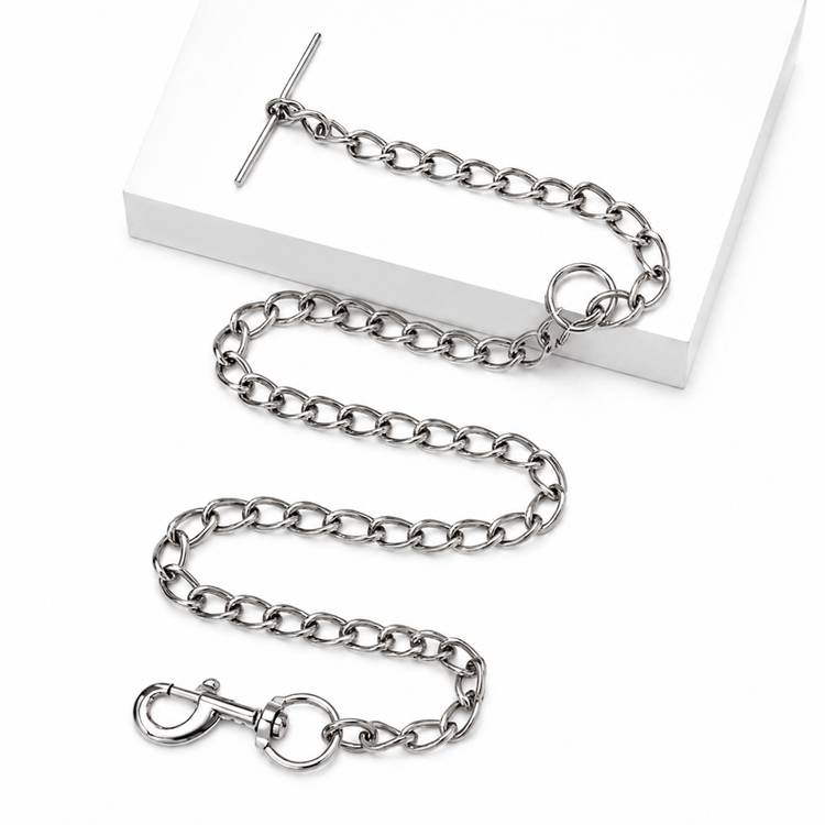 Furppies Metal Dog Chain Leash for Dogs – 6 Sizes