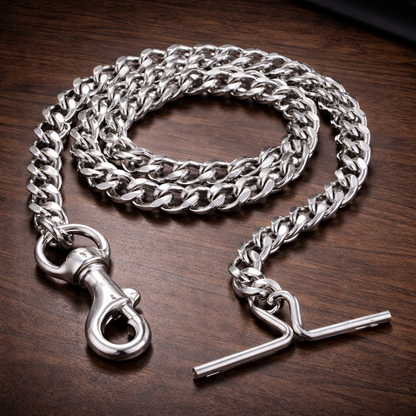 Furppies Grinded Iron Dog Chain Collar – Heavy-Duty Training Chain (Multiple Sizes)