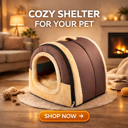 Furppies Premium Igloo Pet Bed – Cozy Dome House for Dogs & Cats