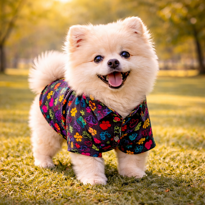 Premium Summer Printed Dog Shirt for Large Breeds – Stylish Breathable Shirt