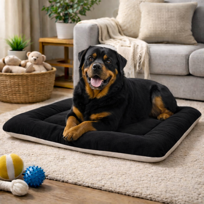 Furppies Premium Reversible Velvet Pet Bed for Dogs & Cats | Ultra-Soft Washable Cushion Mattress | Durable Comfort Bed for Daily Relaxation